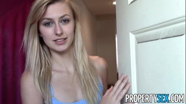 Young real estate agent fucking in condo homemade sex